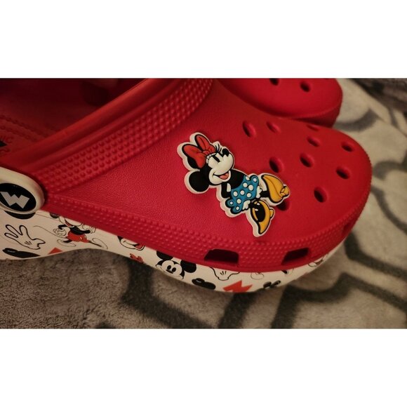 Crocs Disney Minnie & Mickey Classic Platform Clog Size 11 - Picture 3 of 8